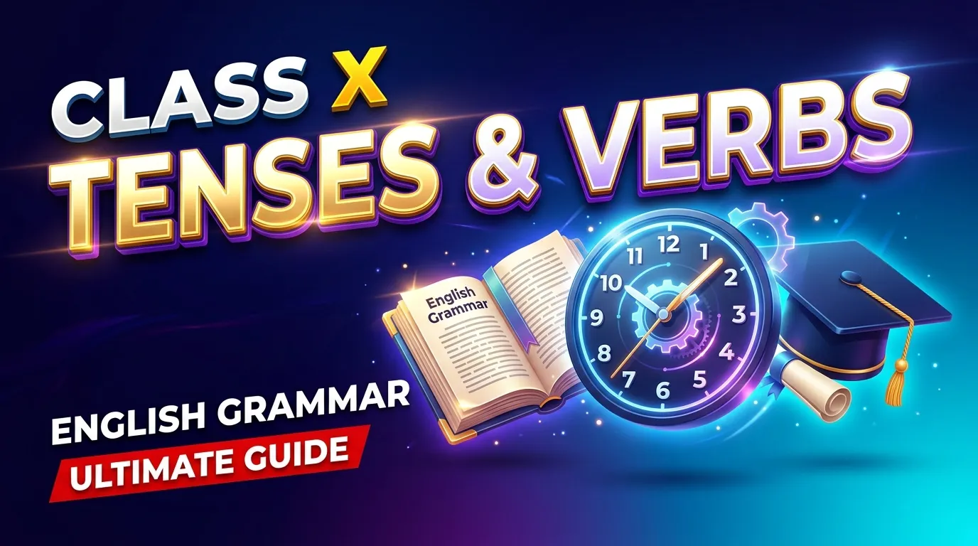 Tenses & Verbs Rules for English Grammar | WBBSE Class 10 - Vision Institute