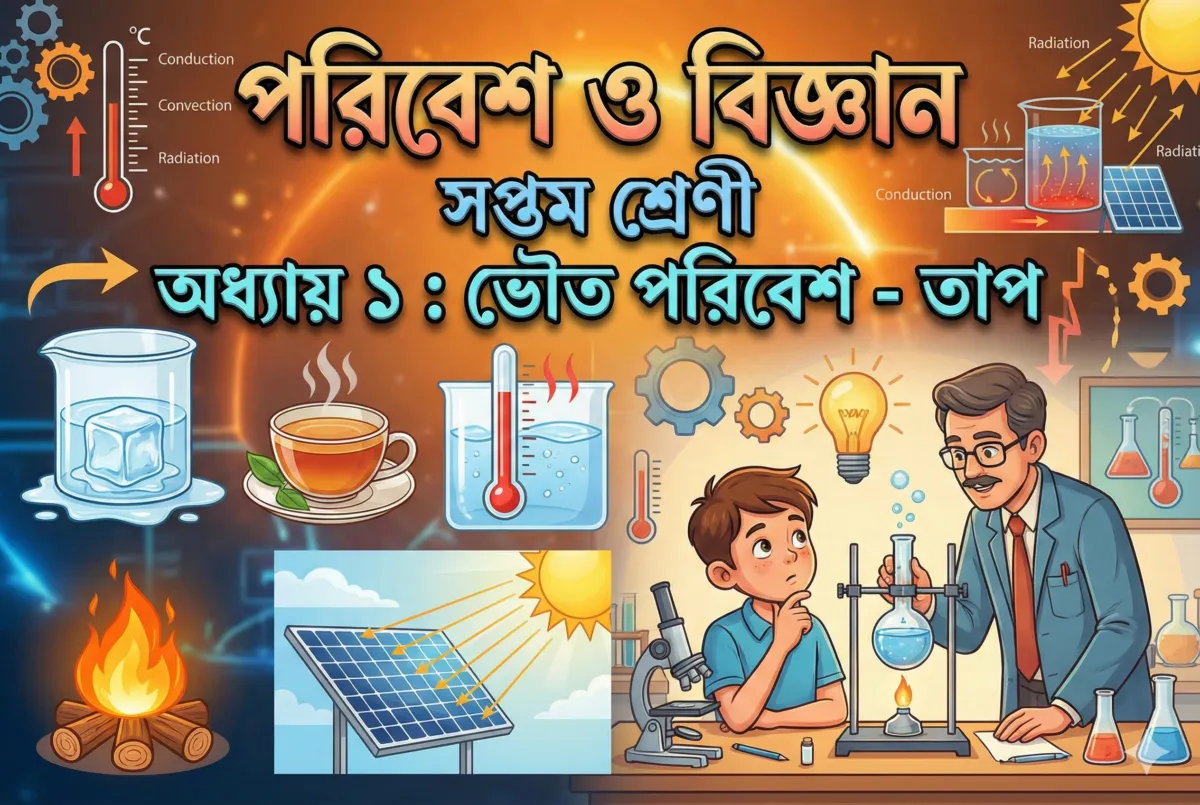 পরিবেশ ও বিজ্ঞান | সপ্তম শ্রেণী | অধ্যায় ১ : ভৌত পরিবেশ – তাপ - Vision Institute