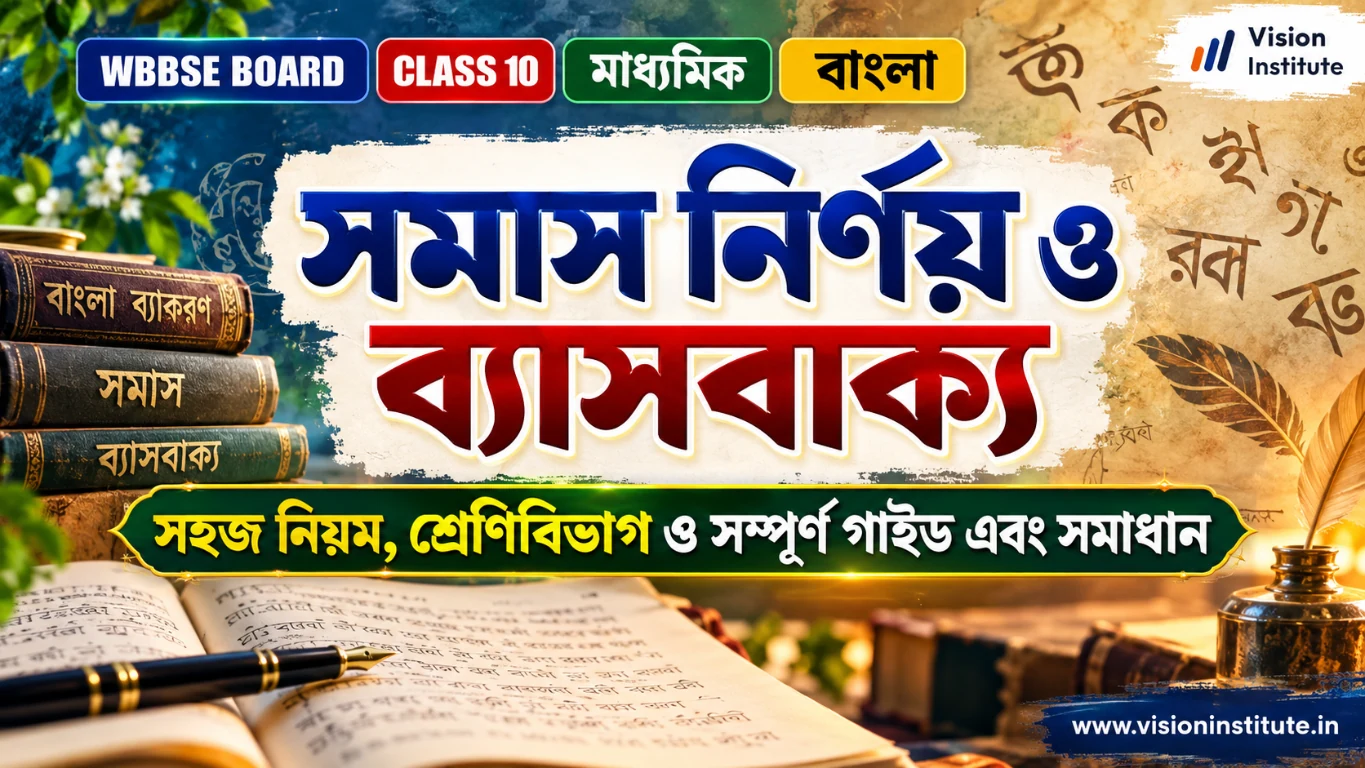 সমাস নির্ণয় ও ব্যাসবাক্য: সহজ নিয়ম, শ্রেণিবিভাগ ও সমাধান