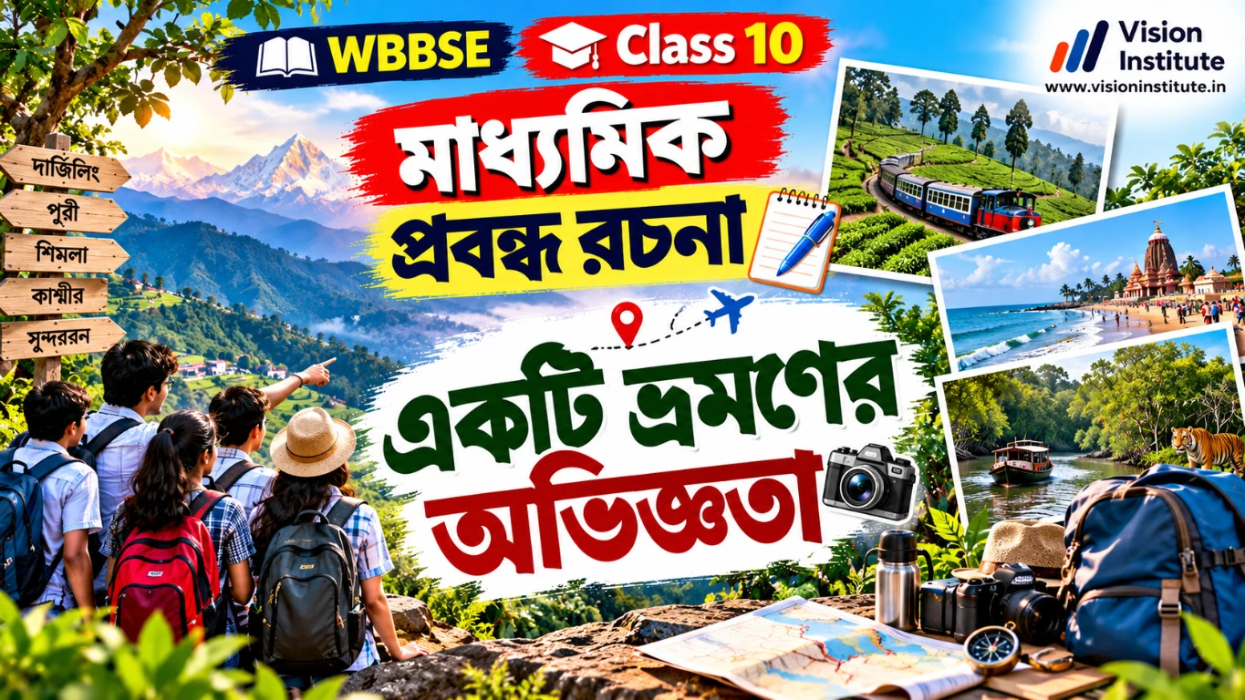একটি ভ্রমণের অভিজ্ঞতা - প্রবন্ধ রচনা