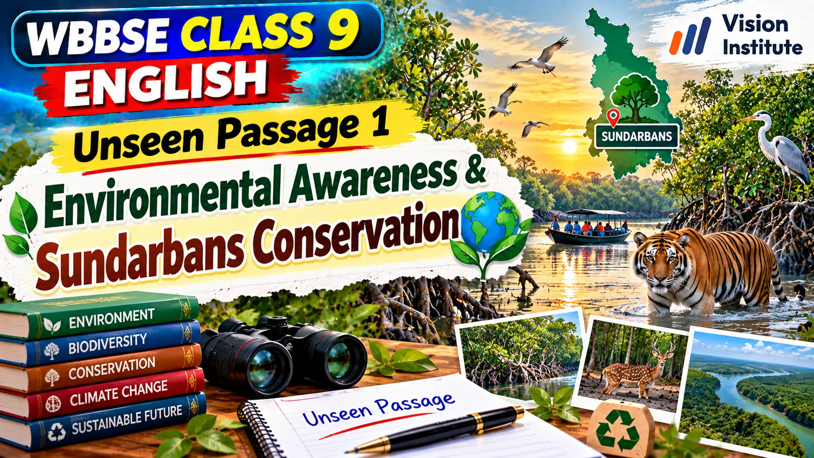 Unseen Passage 1: Environmental Awareness & Sundarbans