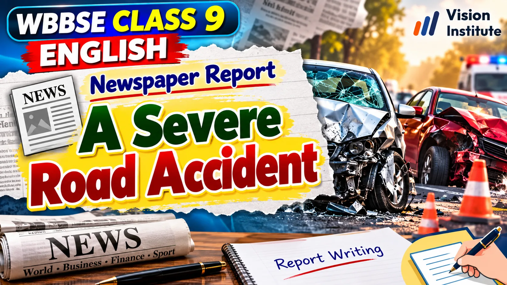 A Severe Road Accident Newspaper Report