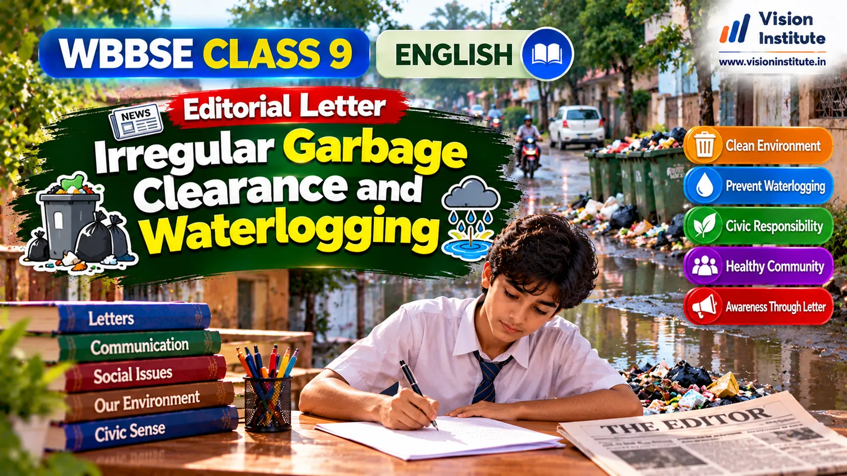 Garbage Clearance & Waterlogging Editorial Letter