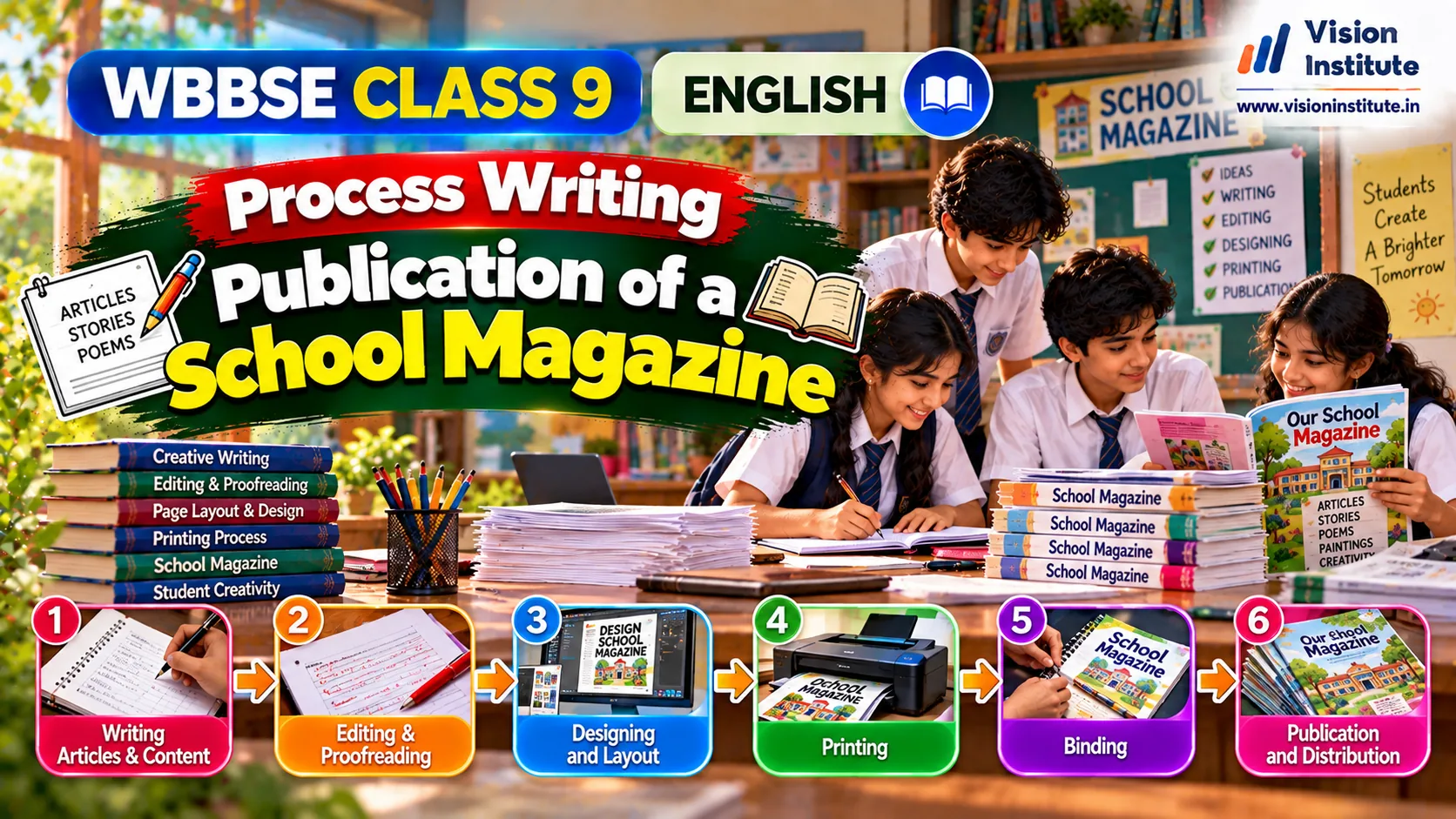 Publication of a School Magazine Process Writing