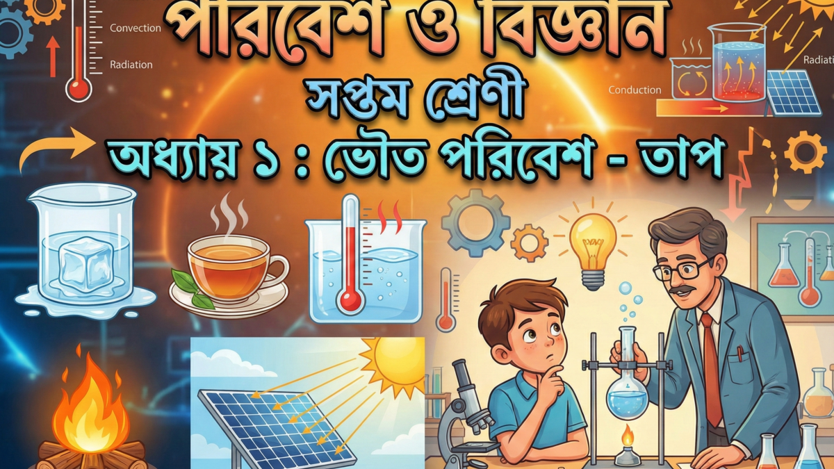 পরিবেশ ও বিজ্ঞান | সপ্তম শ্রেণী | অধ্যায় ১ : ভৌত পরিবেশ - তাপ