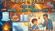 পরিবেশ ও বিজ্ঞান | সপ্তম শ্রেণী | অধ্যায় ১ : ভৌত পরিবেশ - তাপ