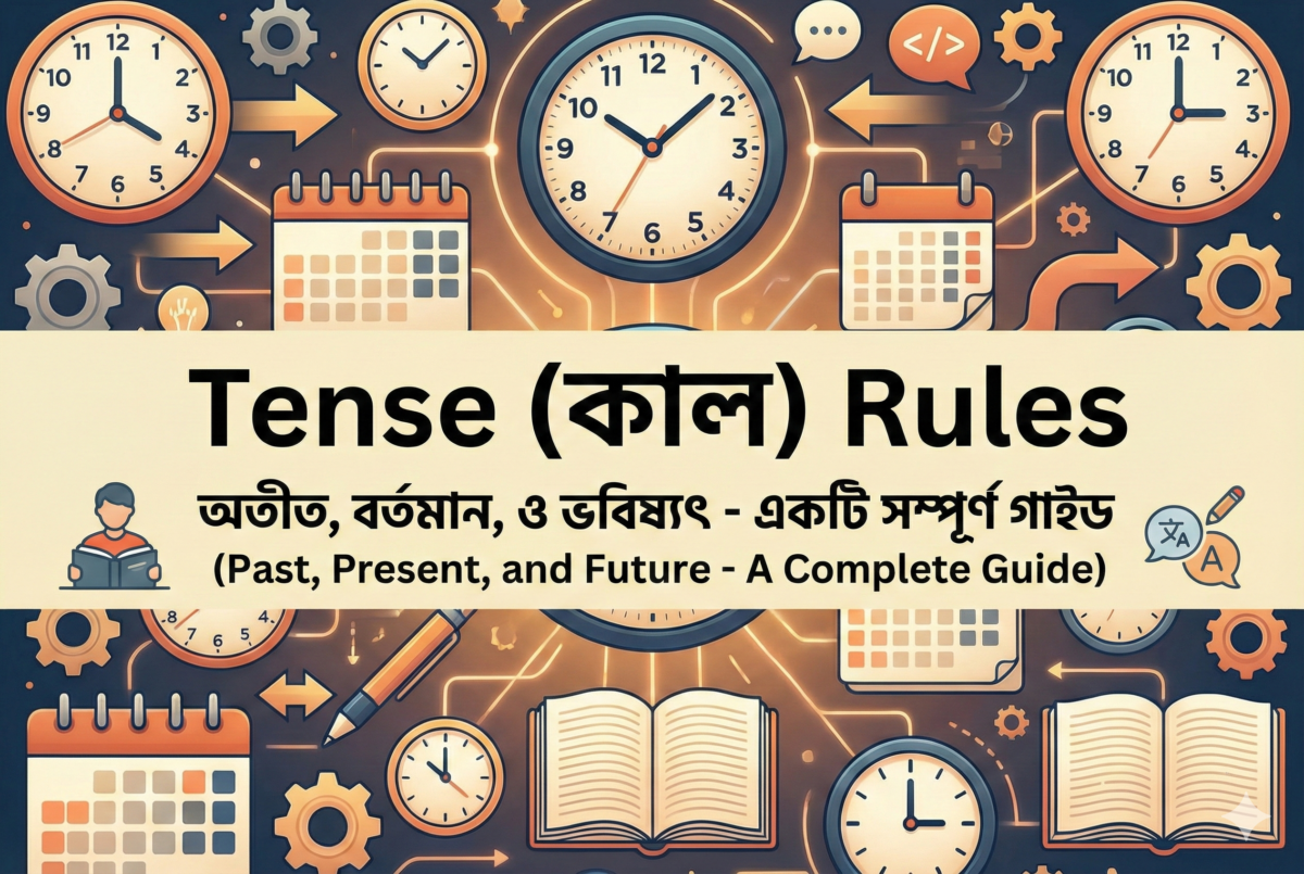 Tense (কাল) Rules: অতীত, বর্তমান ও ভবিষ্যৎ - একটি সম্পূর্ণ গাইড