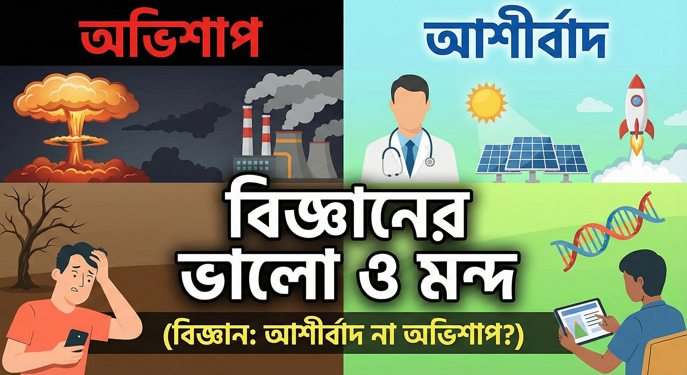 বাংলা রচনা: বিজ্ঞানের ভালো ও মন্দ – ছাত্রছাত্রীদের জন্য সম্পূর্ণ প্রবন্ধ